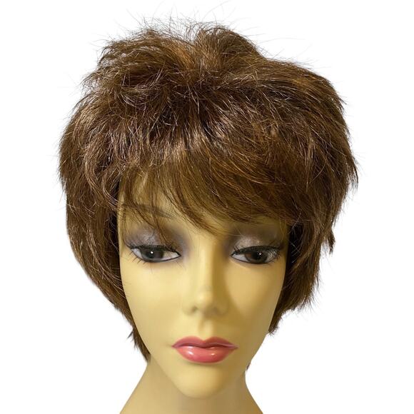 Sassy Spikey Wig - Dark Auburn Synthetic Locs, NWT - A1039 - Picture 8 of 15